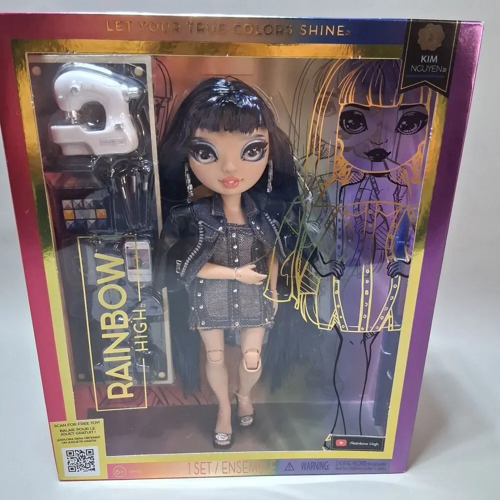 Rainbow High Kim Nguyen Denim Fashion Doll Accessories Gift NIB